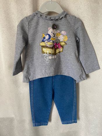 Tenue T-shirt et caleçon 6 mois Gaialuna precious