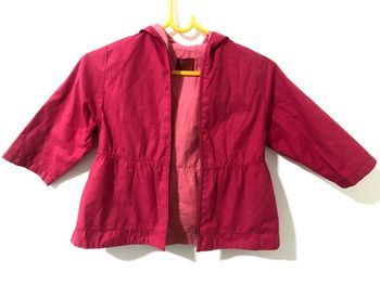 Veste fille Kenzo 4 ans – rouge à capuche