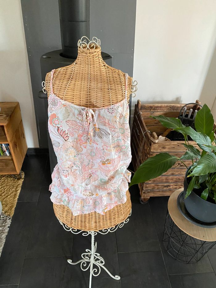 Débardeur péplum ICHI taille S - photo numéro 2
