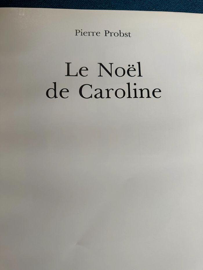 Livre Le Noel de Caroline Fêtes Pierre Probst Père album bd Hachette Jeunesse rouge - photo numéro 4