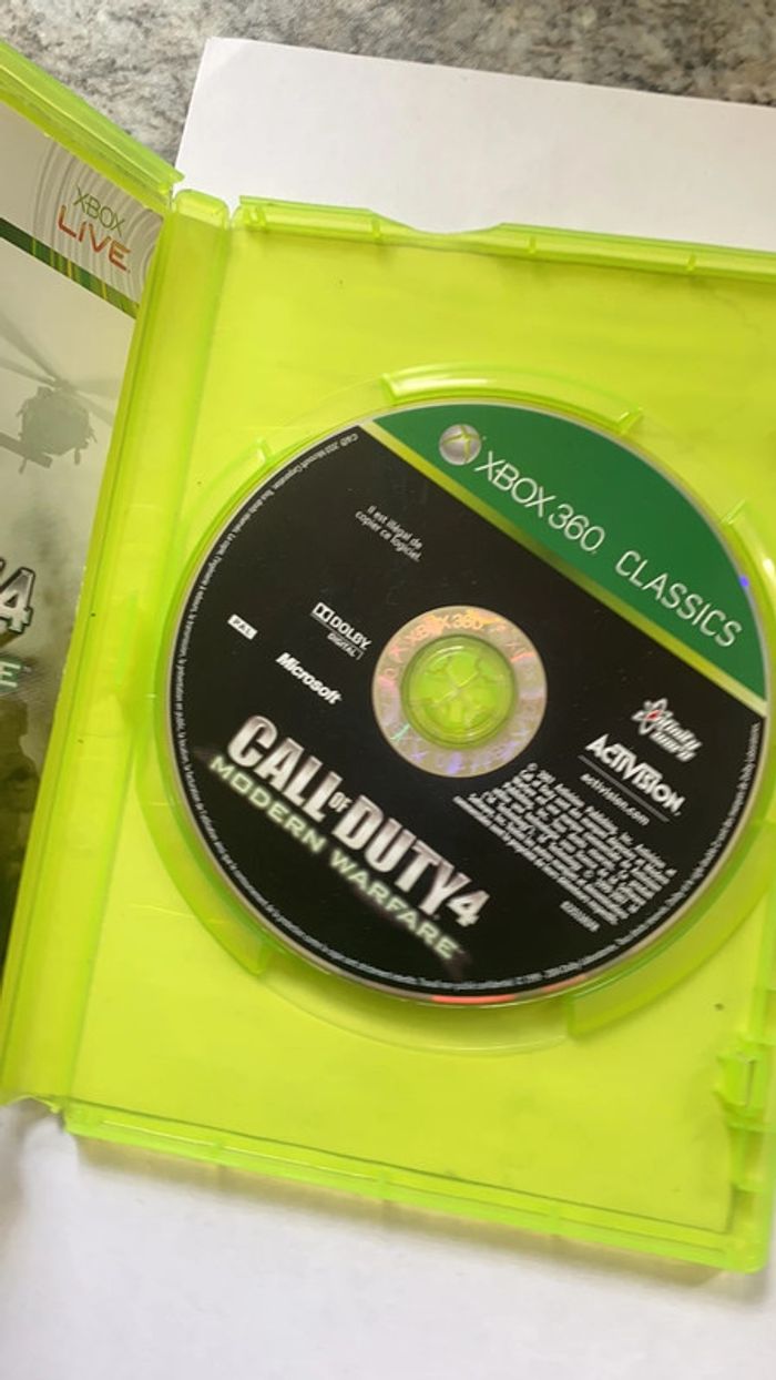 call of duty modern warfare 4 xbox 360 - photo numéro 2