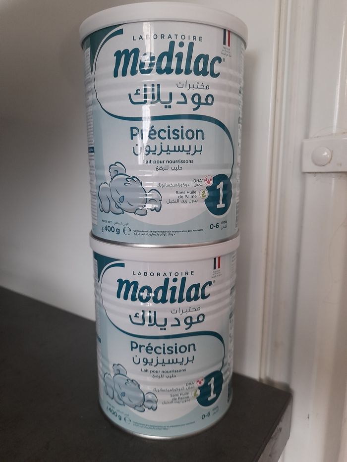 2 boîtes modilac premier âge 0-6 mois