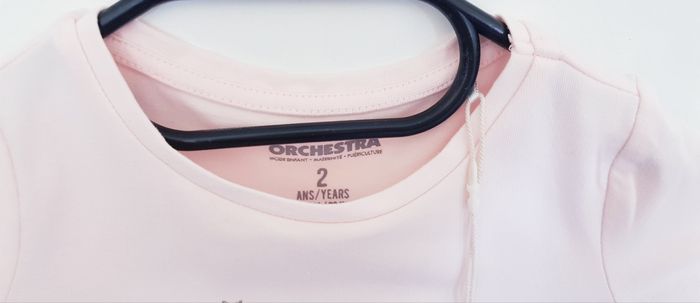 🌸 T-shirts manches longues - Orchestra - 2 ans - Neuf avec étiquette 🌸 - photo numéro 2
