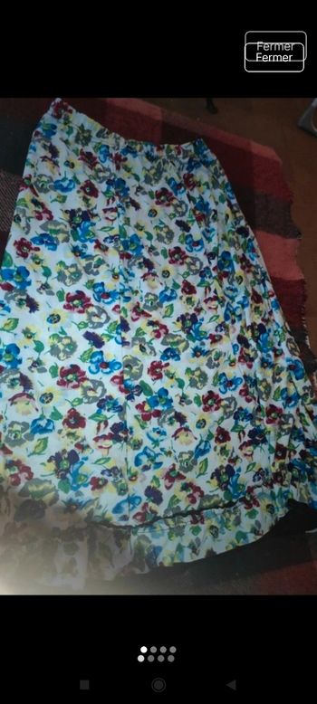 Très belle jupe longue f58