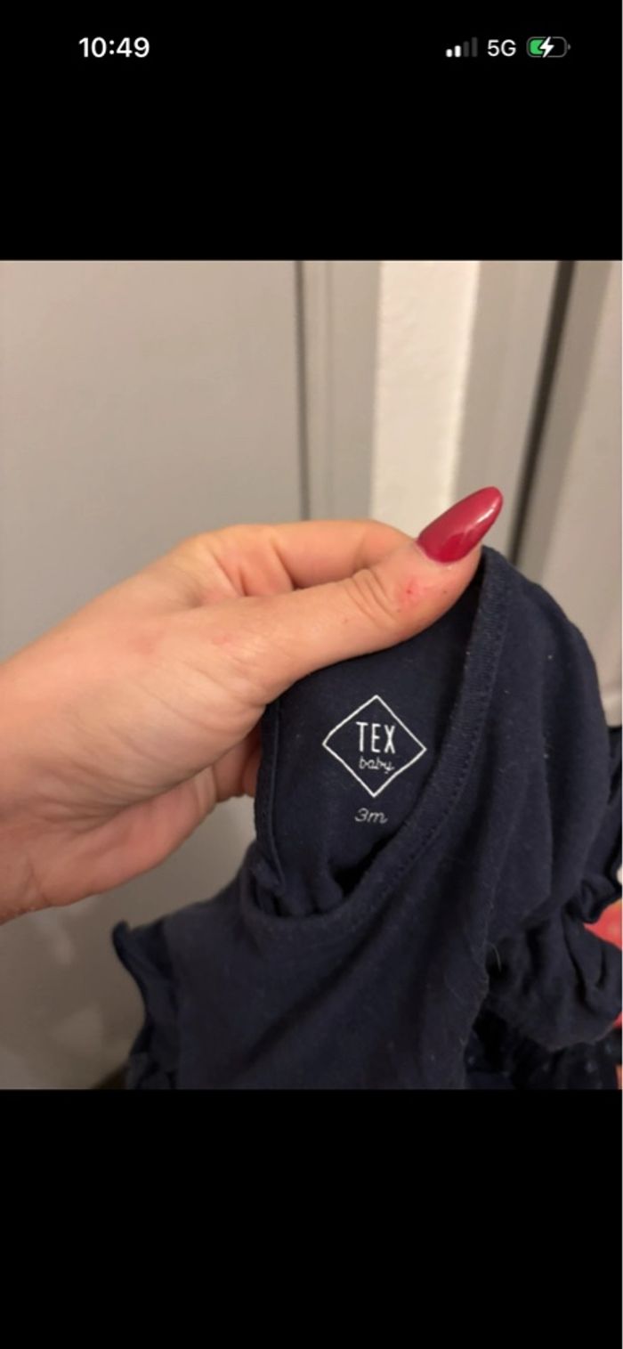 2 robes en tulle manches longues 3 mois - photo numéro 5