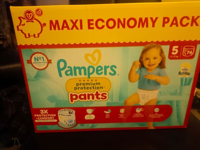 Couches Pampers premium protection pants Taille 5 - photo numéro 3