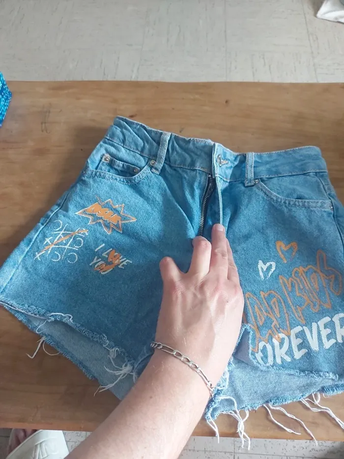 Short en jean mom - photo numéro 4