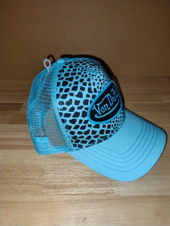 Von dutch casquette taille unique bleue et noire - photo numéro 2