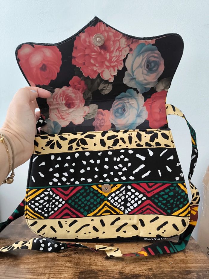 Sac en wax patché neuf - photo numéro 2