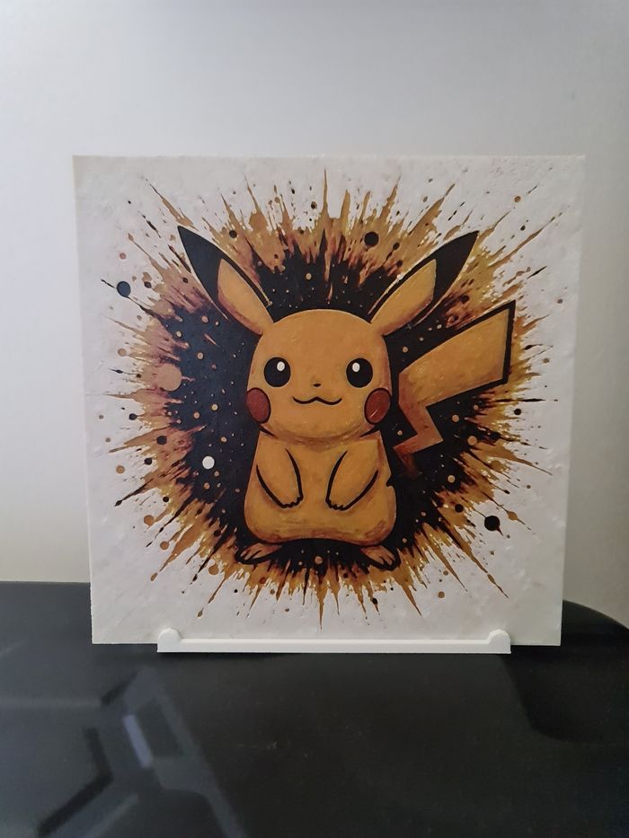 Tableau Pikachu Pokémon déco - photo numéro 2