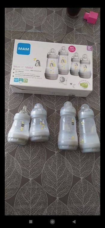 Lot biberons mam
