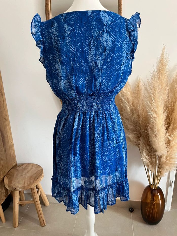 Robe bleue motif python Goa - photo numéro 6