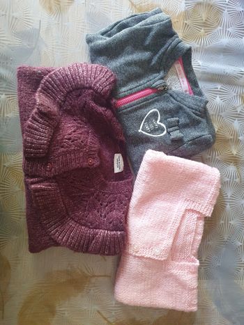 Lot 3 gilets 12 mois