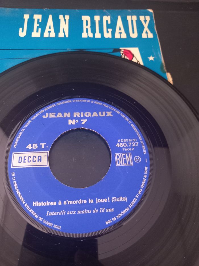 45T de Jean Rigaux numéro 7 - photo numéro 6