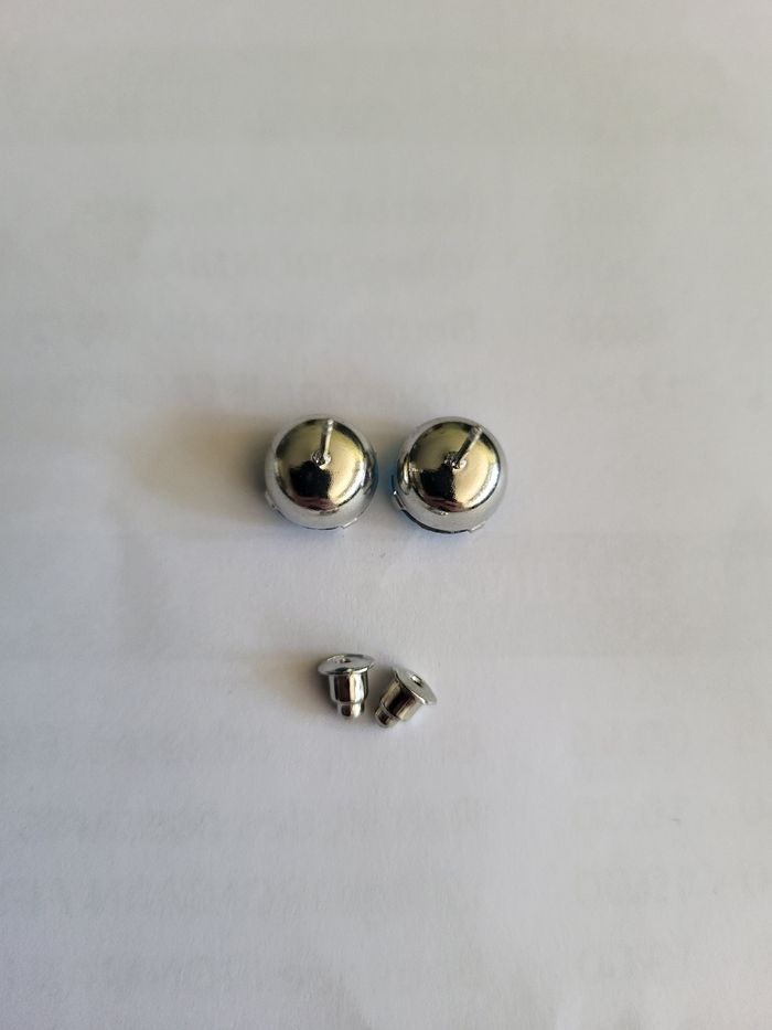 Boucles d'oreilles bleues - photo numéro 3