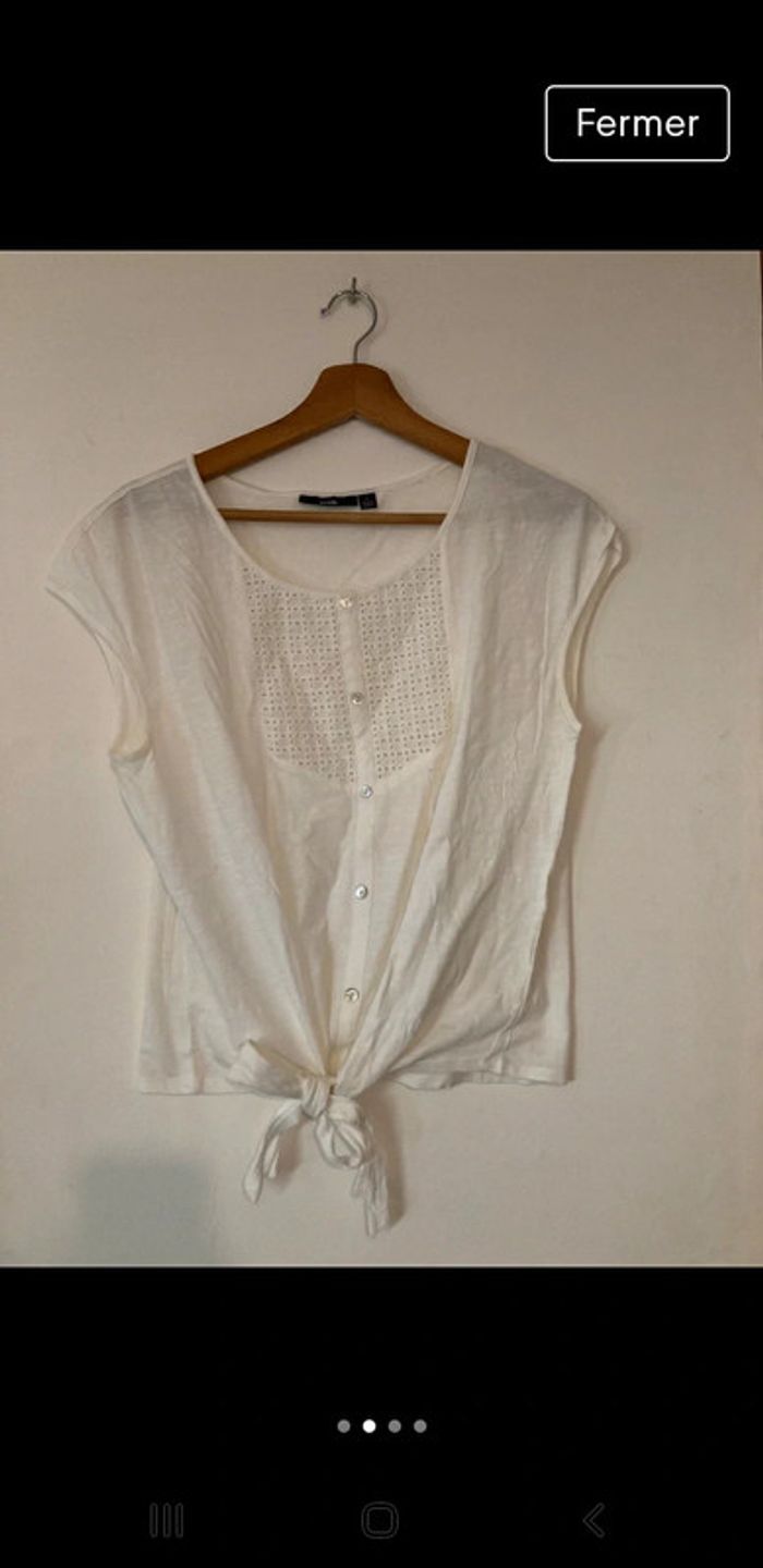 Haut blanc - photo numéro 2