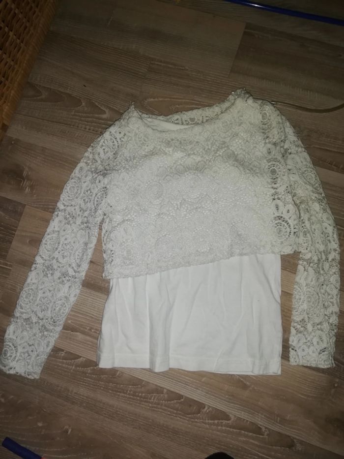 Top dentelle punkidz 6ans