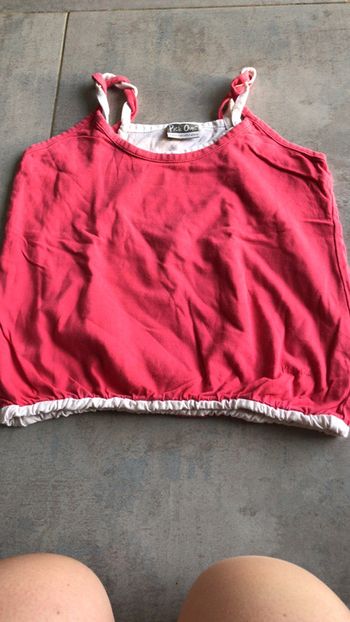 Débardeur framboise 6 ans