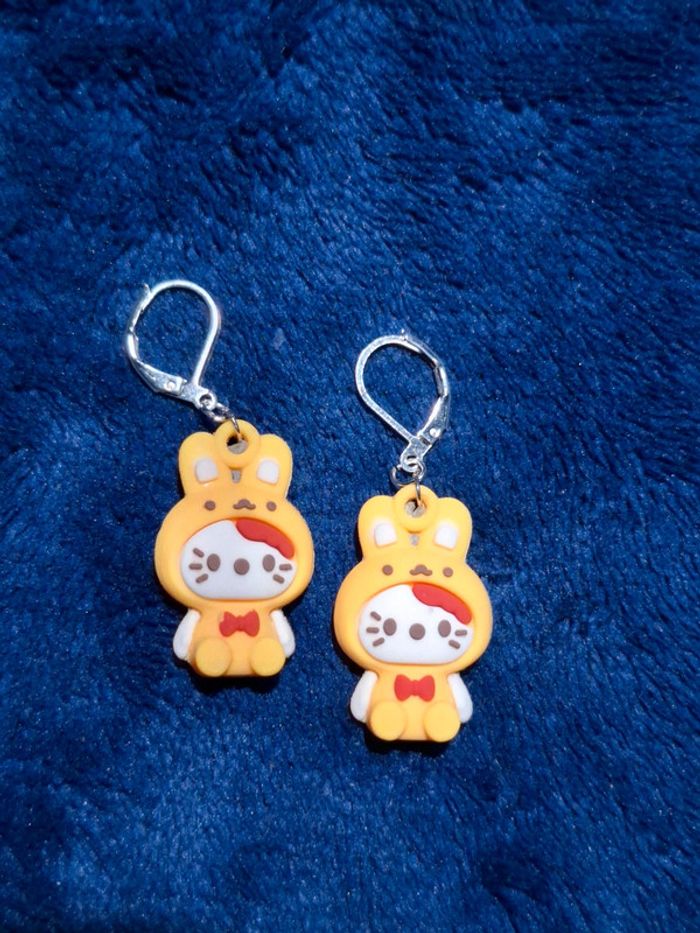 Boucles d'oreilles Kuromi - photo numéro 4