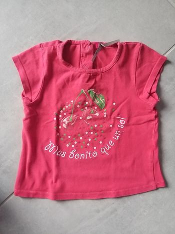 T-shirt manche courte en 18 mois