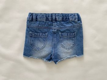 Short en jean bébé bleu 12 mois Gémo