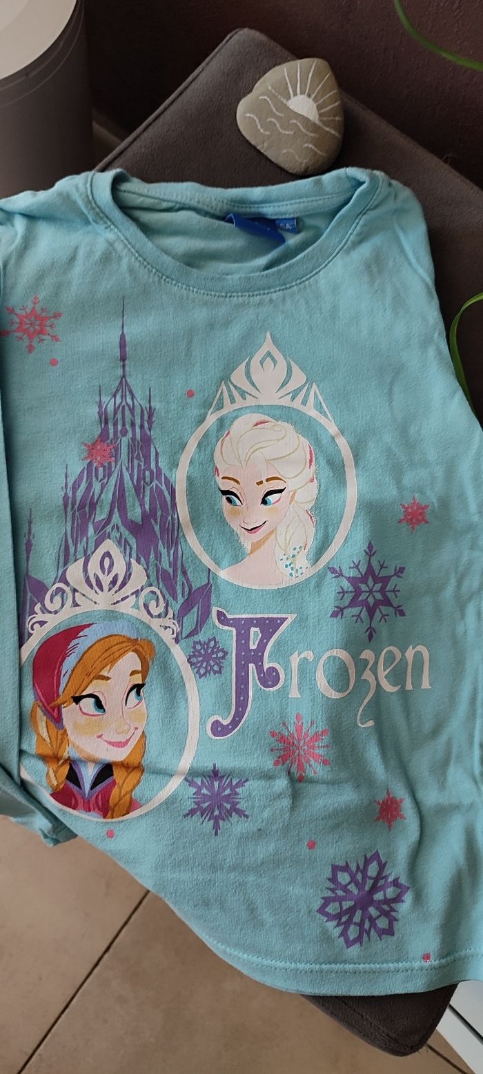 Tee-shirt 6 ans Reine des Neiges - photo numéro 2