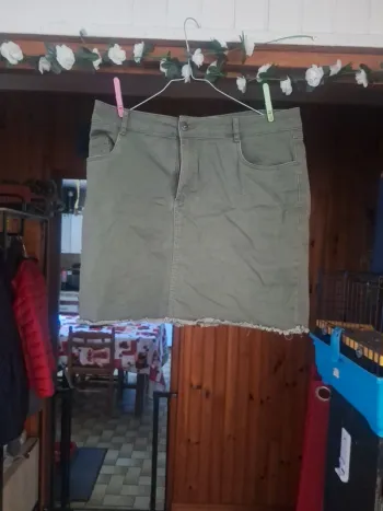€jupe effet jean