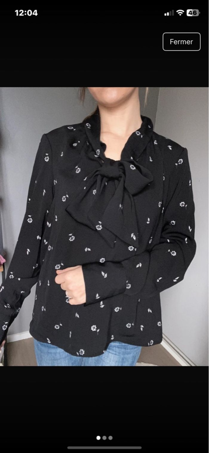 Blouse noir vero moda taille s