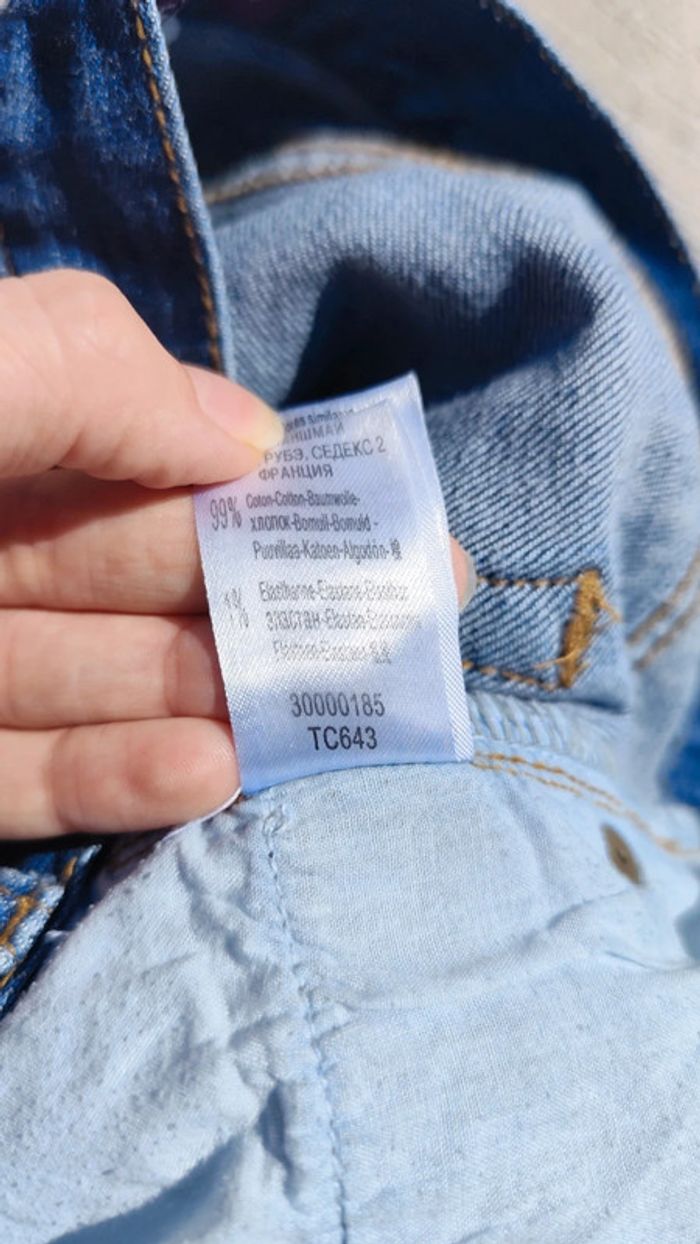 Pantacourt bleu foncé T42 - Taillissime - photo numéro 3