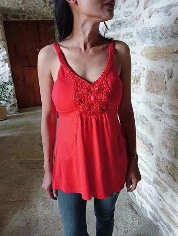 debardeur rouge L