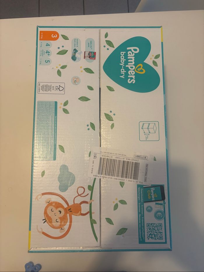 Couche Pampers taille 3 - photo numéro 2