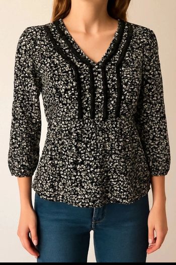 Blouse Berchka en manches longues en excellent état, taille XS