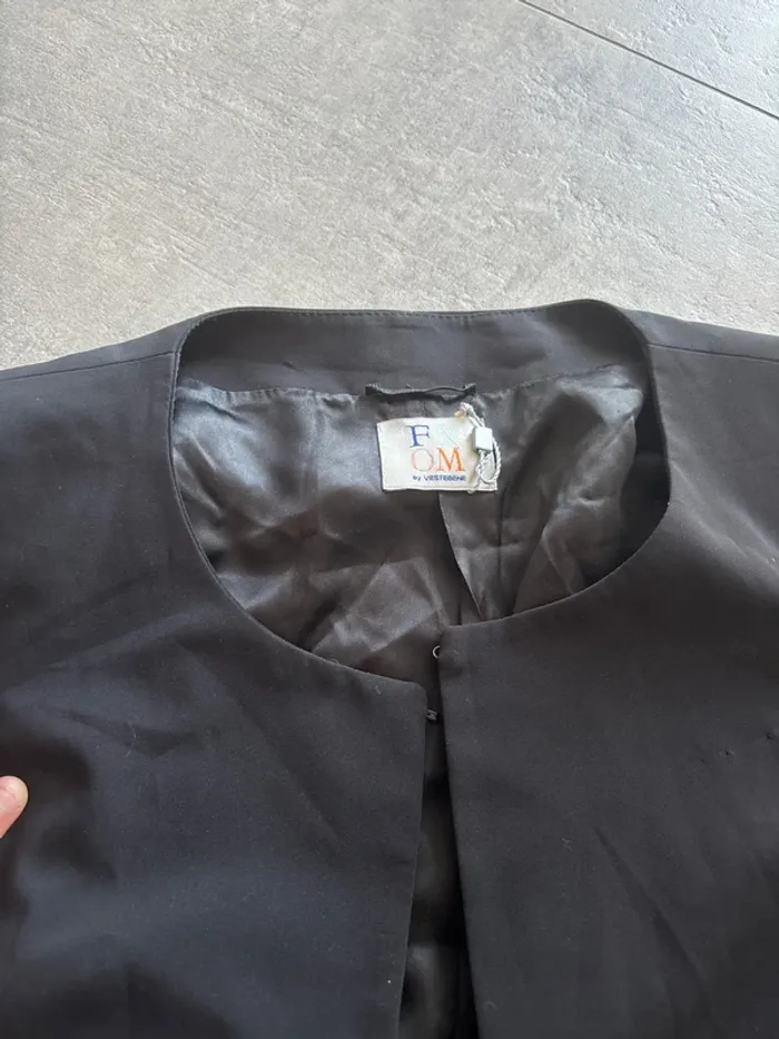 Blazer noir vintage - photo numéro 5