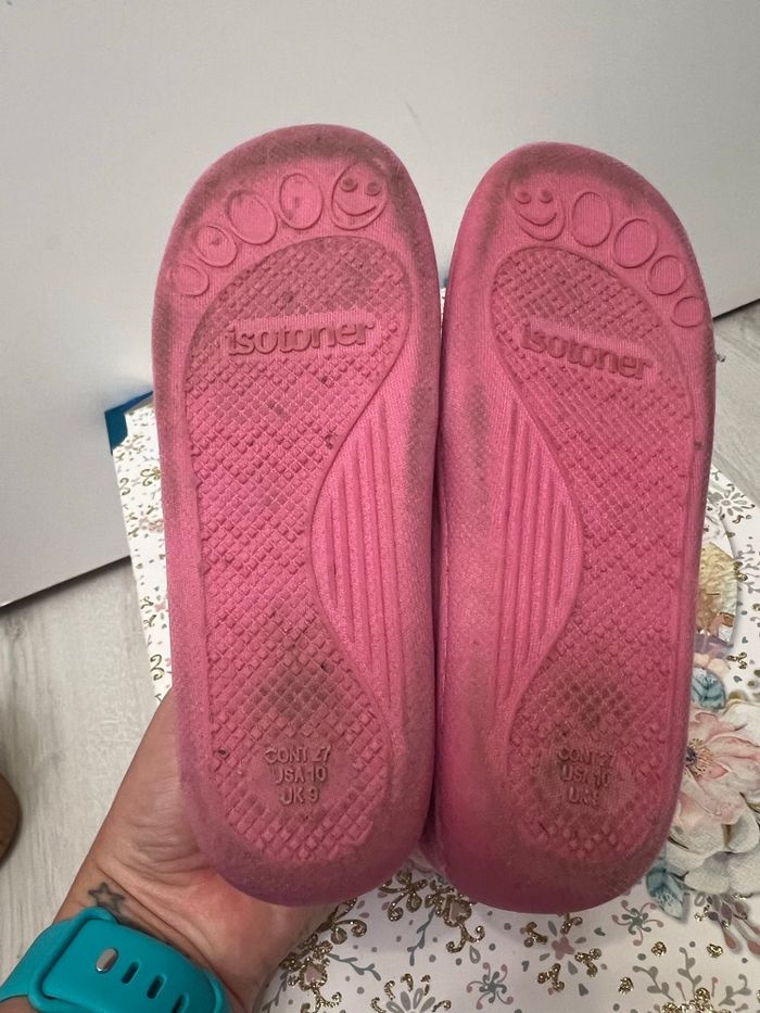 Chausson fille  isotoner rose taille  27 - photo numéro 5