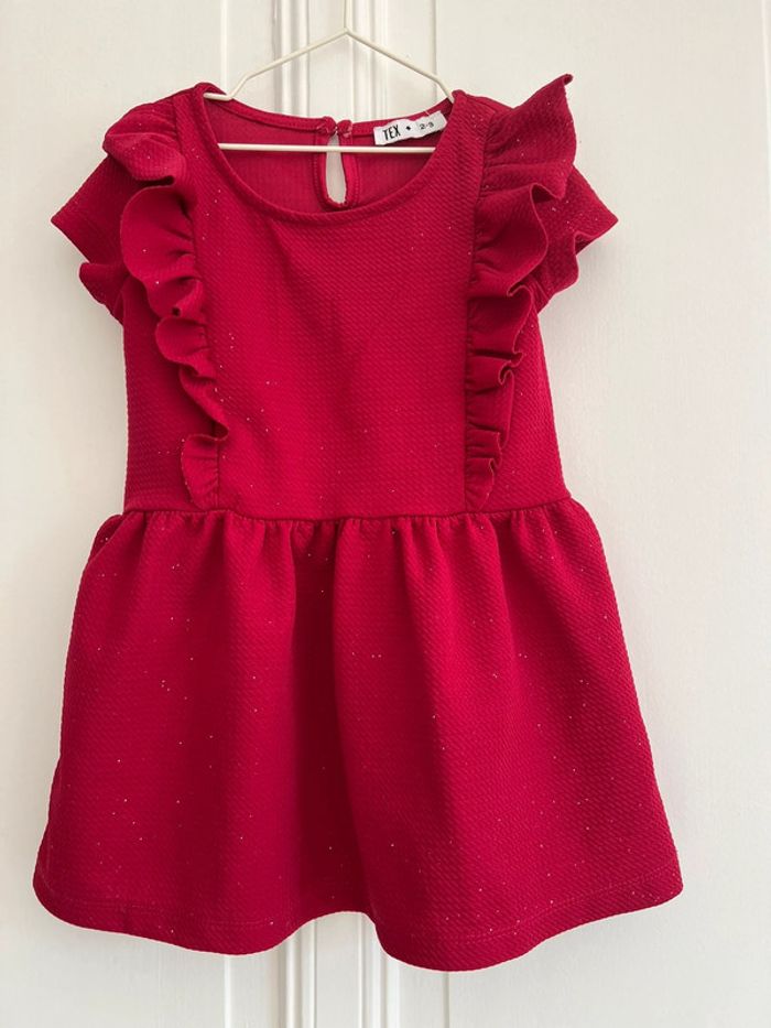 Robe fuschia tex 2-3 ans