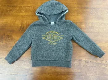 Sweat gris tape à l’œil 4 ans