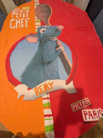 Housse de couette + 1 taie d'oreiller,  Ratatouille.