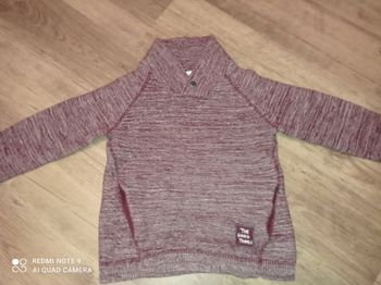 Pull rouge garçon, Zara Kids, taille 7 ans
