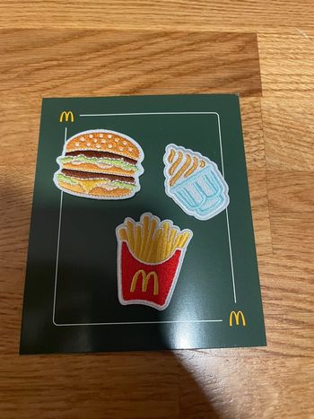 Patchs à repasser vêtements McDonald’s