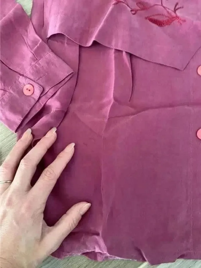 chemisier femme vintage taille 44/XXL - photo numéro 7