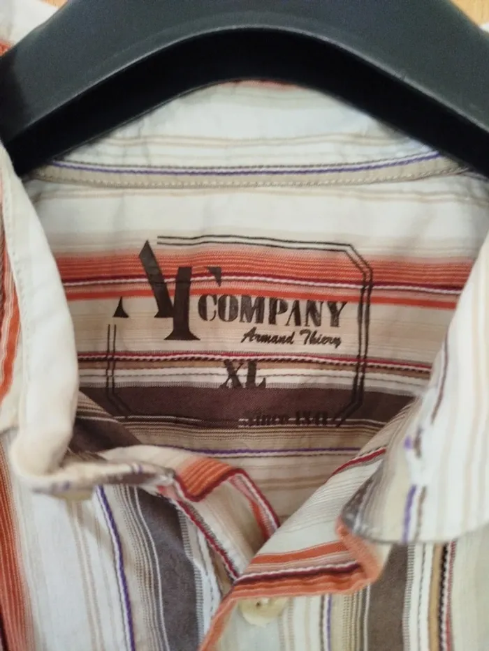 Chemise homme manches courtes Taille XL Armand Thierry - photo numéro 2