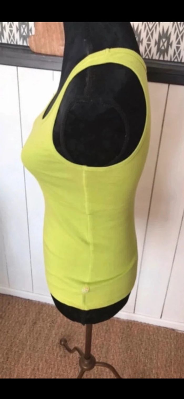 Débardeur vert, camaïeu, taille s - photo numéro 2