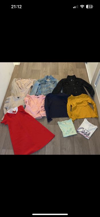 Lot vêtement fille 8 ans
