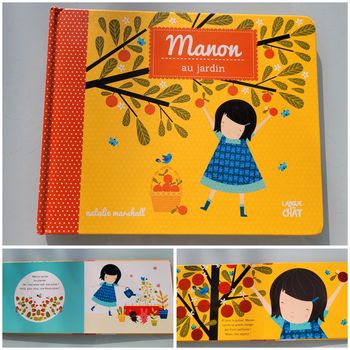 Très beau livre 🍎 Manon au jardin 🌳