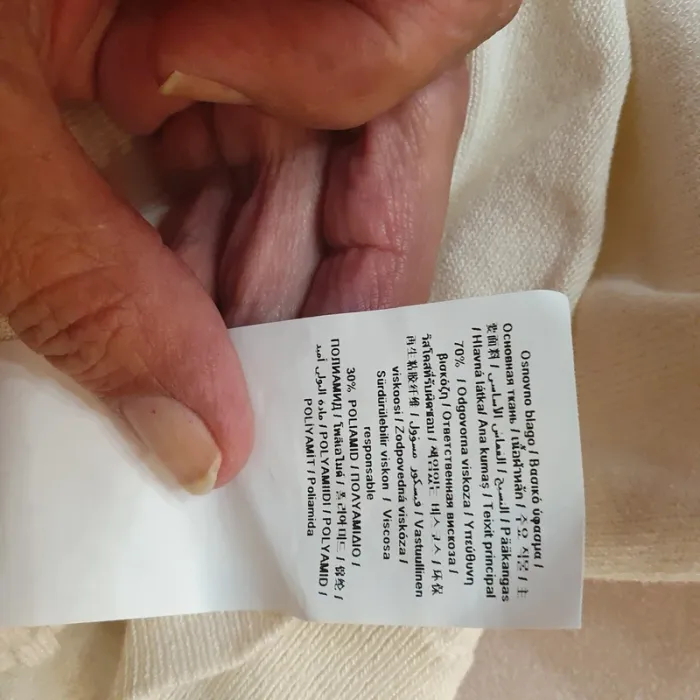 Magnifique haut champagne col en V avec fermeture eclaire taille XL Morgan - photo numéro 7