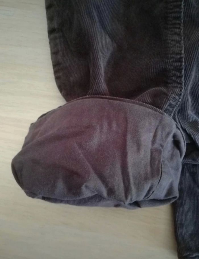 Pantalon velours Obaïbi 6 mois garçon - photo numéro 3