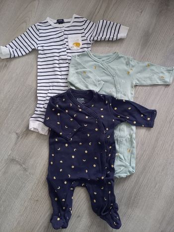 Lot 3 pyjamas en jersey