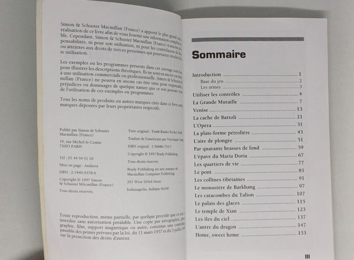 Livre Stratégies Tomb Raider II - photo numéro 6