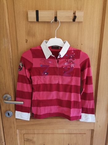 Chemise Catimini ligné en rose 8 ans