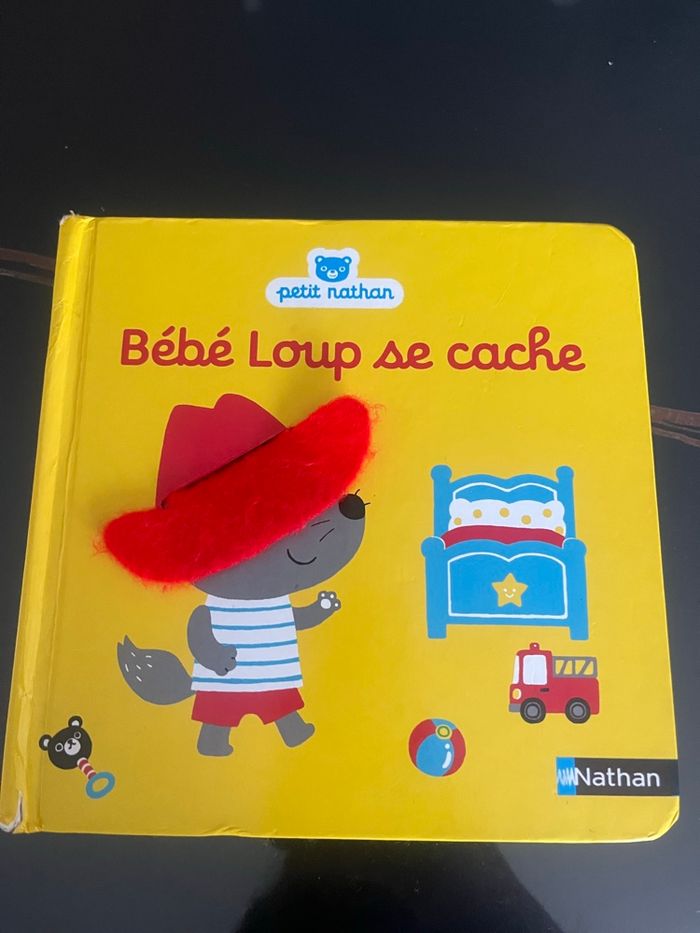Livre Nathan bébé loup se cache